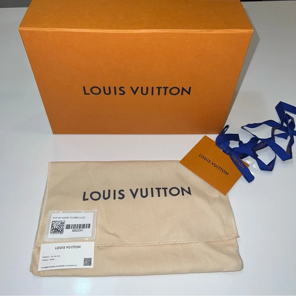 Louis Vuitton Pop My Heart Pouch In Lilac